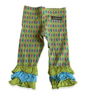 Matilda Jane Green Emerald Argyle Leggings